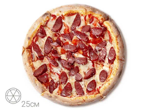 Промо пицца 25см Охотничьи Колбаски