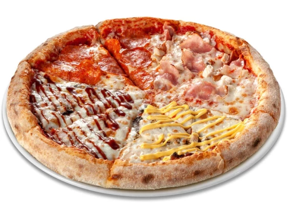 Пицца 30см Четыре сезона