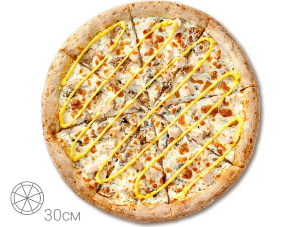 Пицца 30см Курица и Грибы