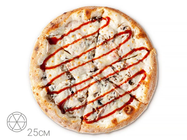 Промо пицца 25см Ветчина и Грибы