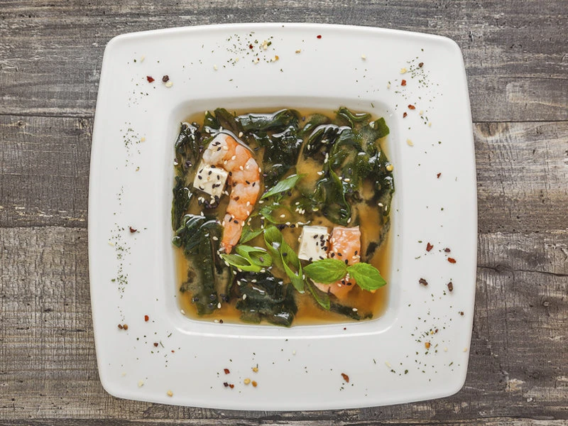 Мисо с морепродуктами