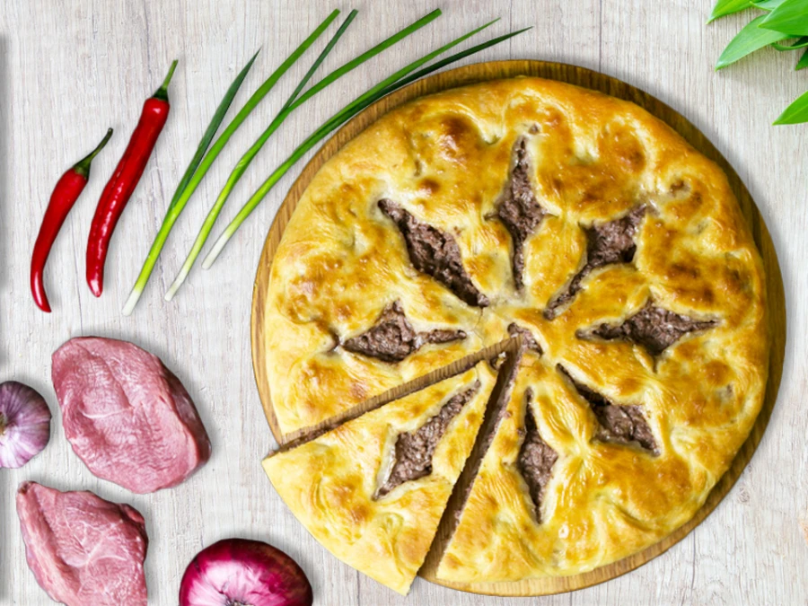Фыдджын осетинский пирог с мясом