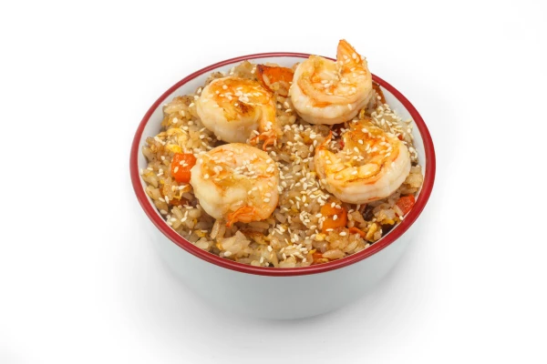 Тяхан с креветкой