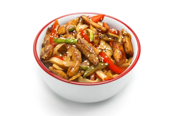 Удон с курицей