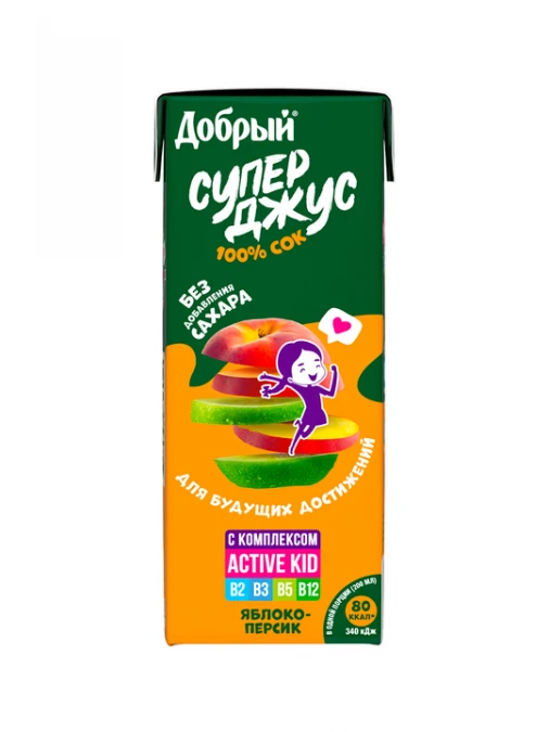 Сок Добрый яблоко-персик