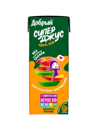 Сок Добрый яблоко-персик