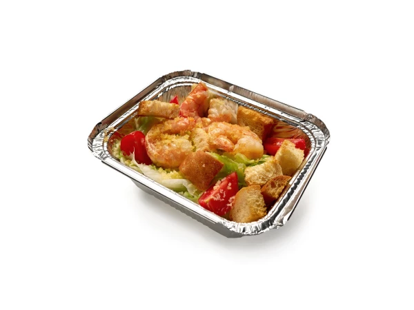 Салат Цезарь с креветками