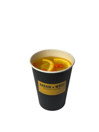 Чай с облепихой и апельсином