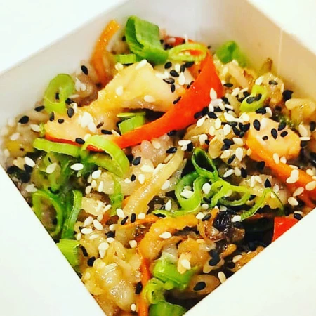 Рис с морепродуктами