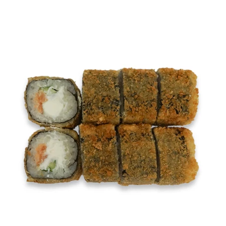 Темпура с копченым лососем