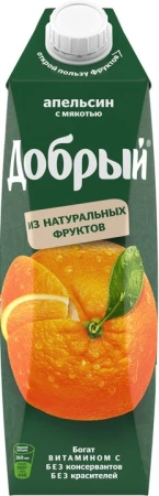 Сок Апельсин 1л