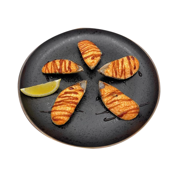 Запеченные Мидии Спайси