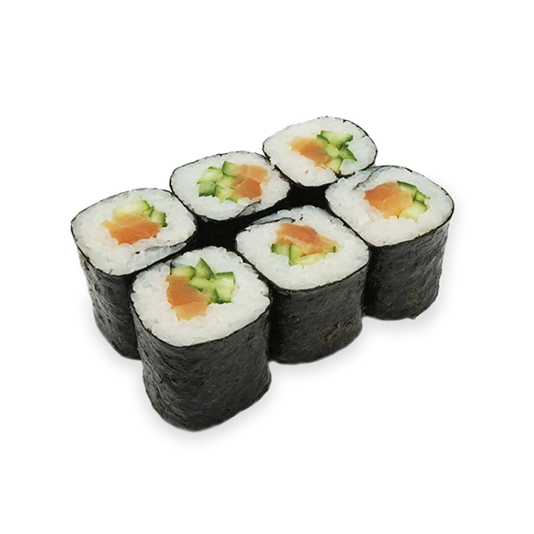 ролл с лососем