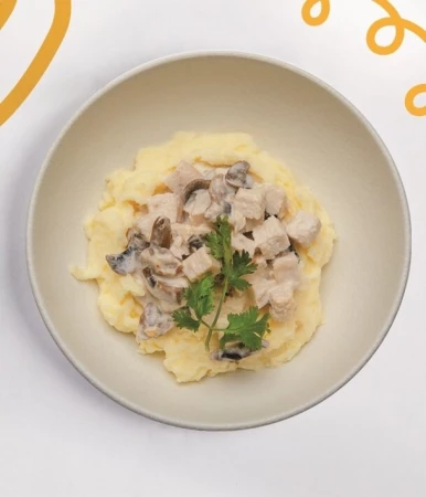 Пюре с курицей