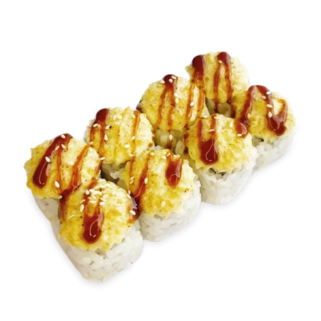 Красти краб запеченный ролл