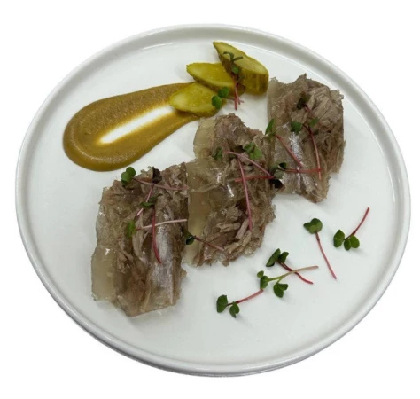 Холодец мясной с русской горчицей