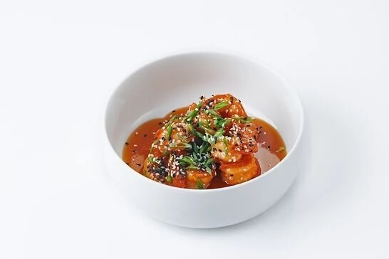 Креветки в соусе терияки