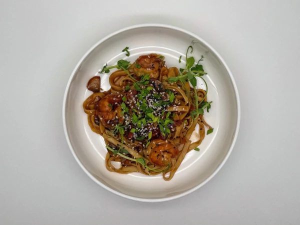 Удон с креветкой