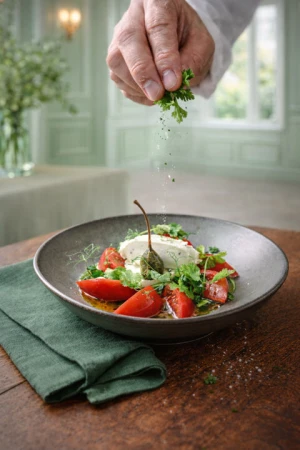 Салат Деревенский с брынзой