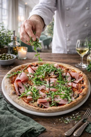 Пицца Прошутто Э Фунги 