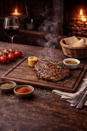 Фермерский стейк из телятины