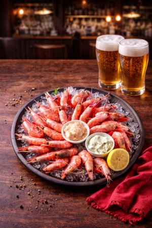 Креветки Северные на льду традиционные