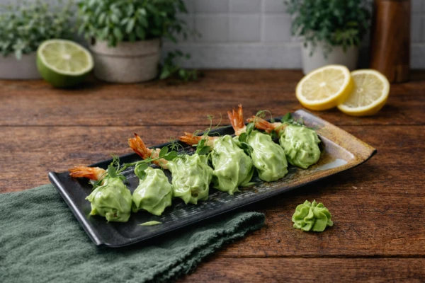 Креветки в соусе "Васаби"