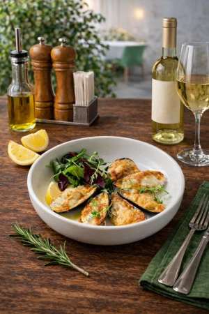 Мидии запеченные