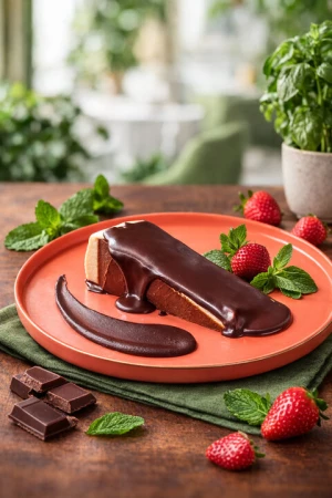 Сан-Себастьян с шоколадом