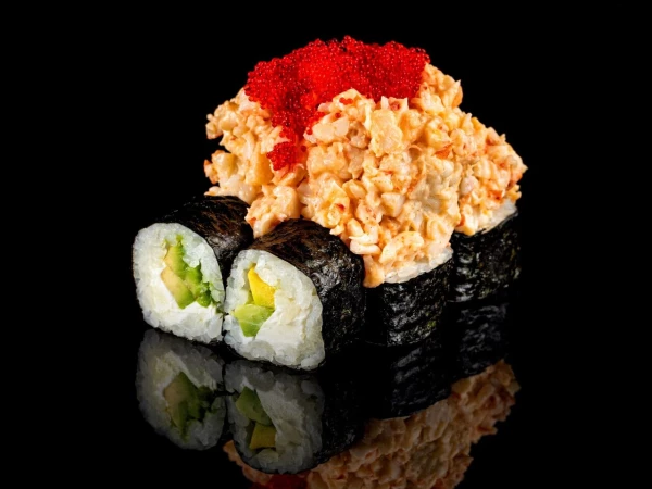 "Вулкан с креветкой спайси 6 шт