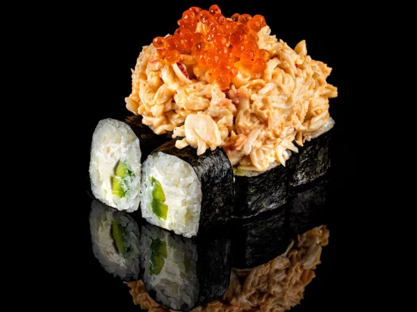 "Вулкан с угрем спайси 6 шт