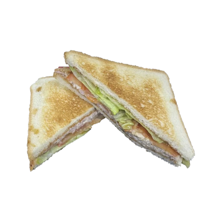 Сэндвич с намазкой из курицы и ветчины