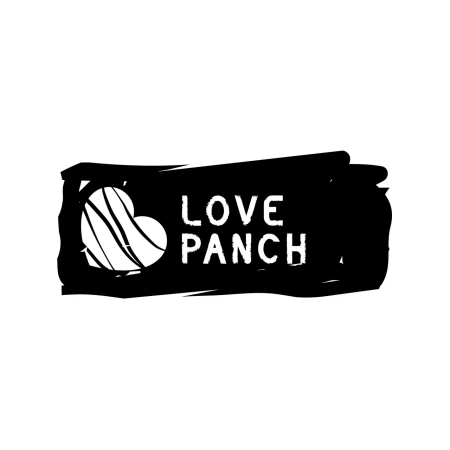 Стикер Love Panch Прямоугольный тёмный