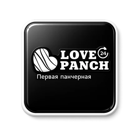Стикер Love Panch Квадратный