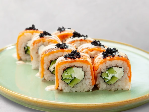 Опаленный лосось