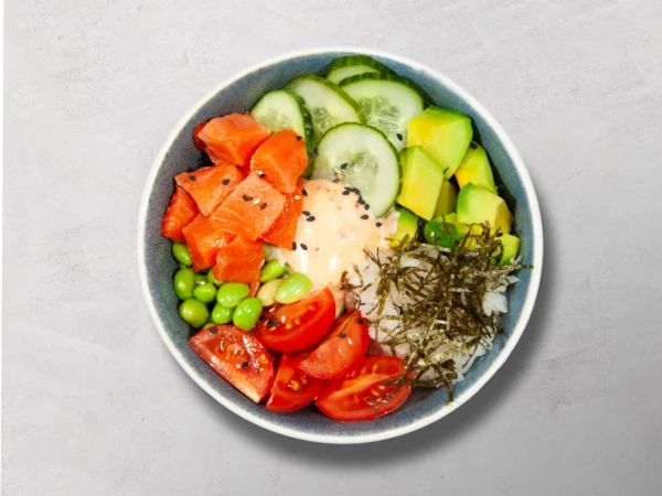 Поке с лососем