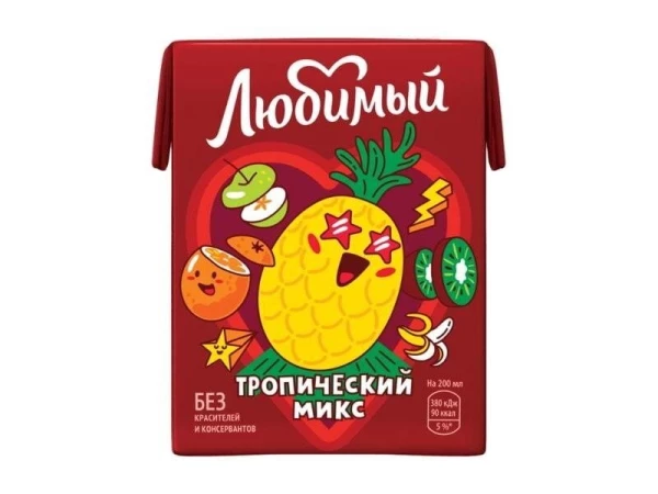 Сок Любимый Тропический микс
