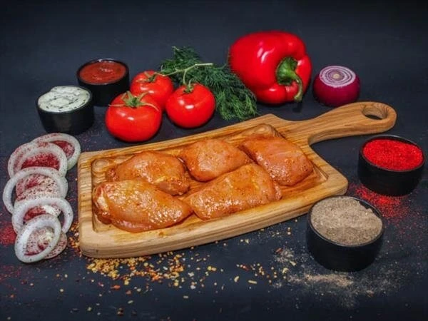 Куриное филе грудки (маринованное для жарки)