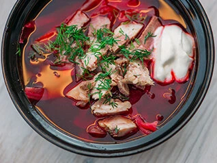 Борщ с говядиной