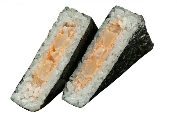 Онигири с гребешком 