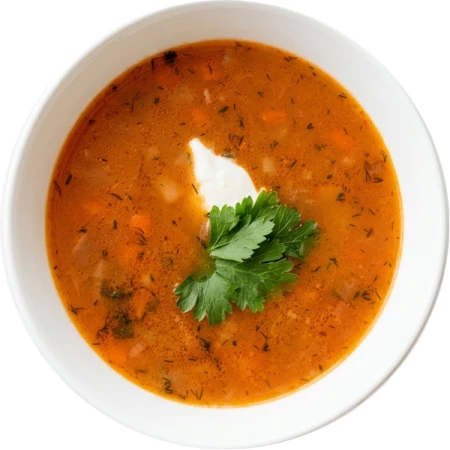 Рассольник с говядиной