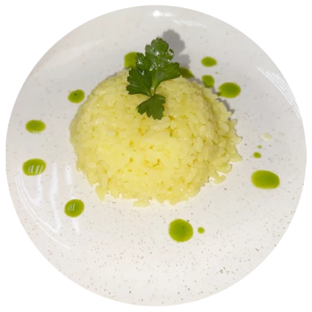 Рис отварной с куркумой