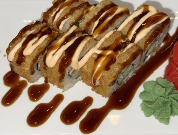 Ролл Сяке спайси темпура