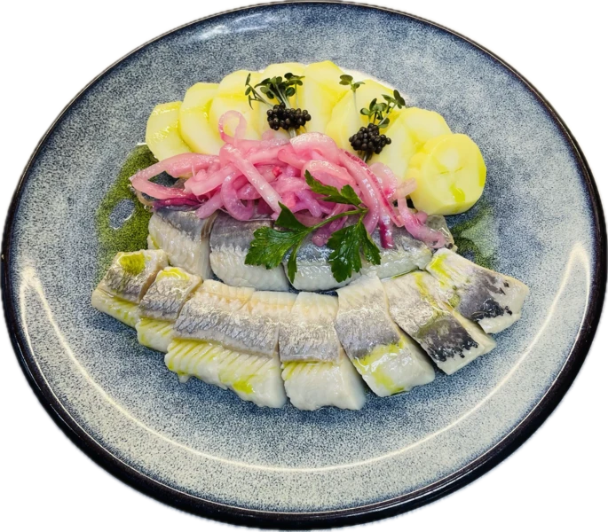 Сельдь с картофелем