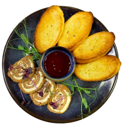 Рулет с куриной печенью