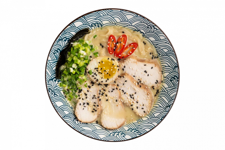 Рамэн сырный с курицей