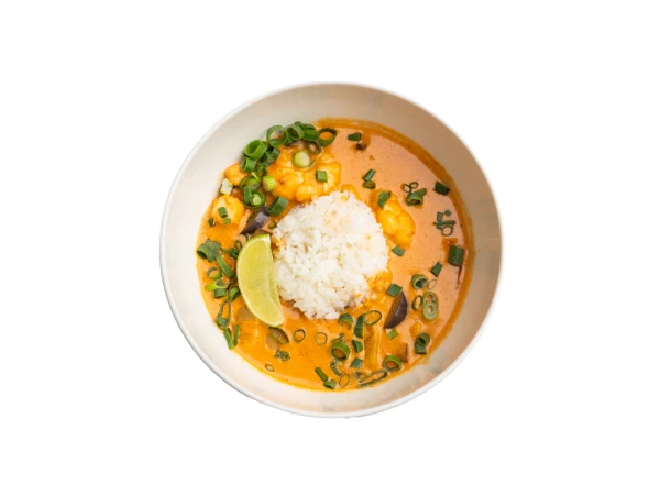 Тай-карри с креветками