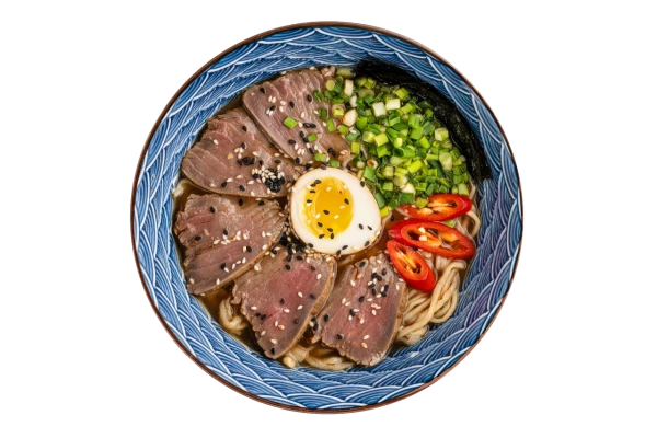 Рамэн с ростбифом