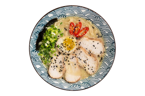 Рамэн сырный с курицей