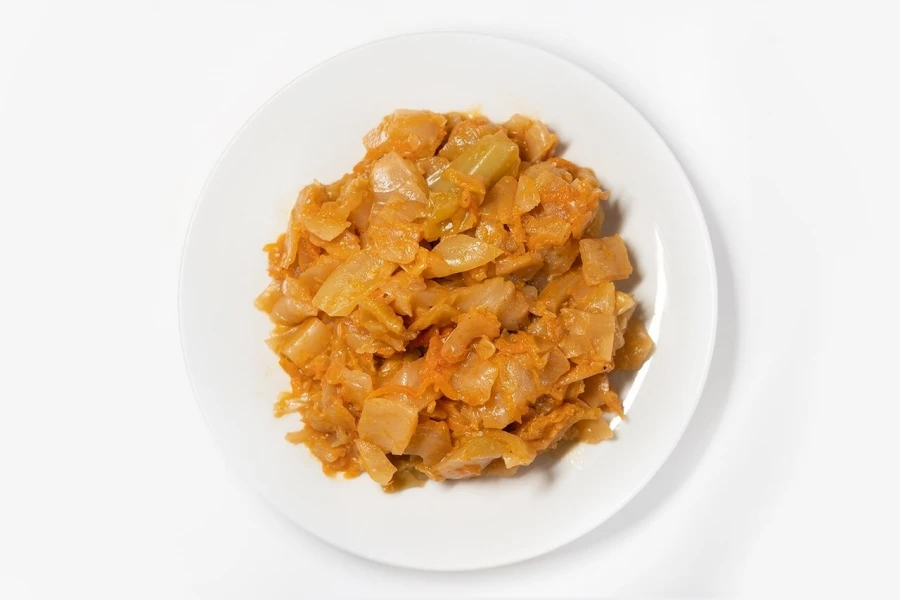 Капуста тушеная 